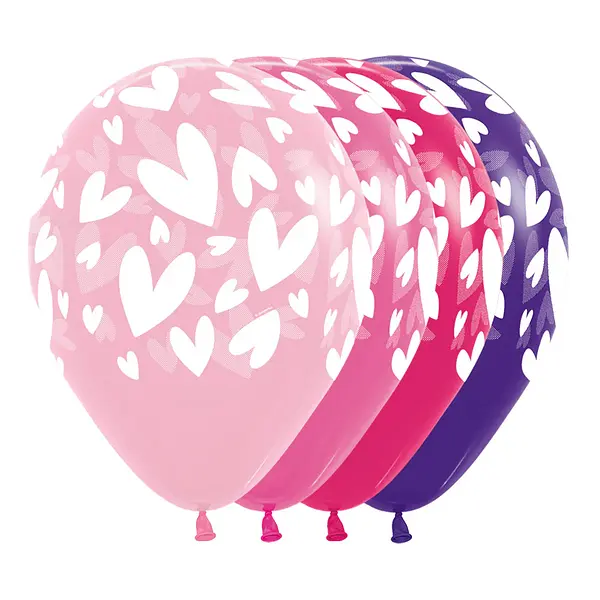 Globo Sempertex Fashion Surtido Infinity Corazones Modernos