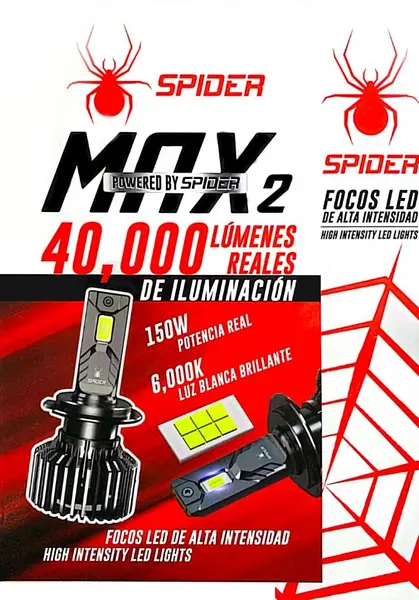 Bombillo Led H8/H11 Serie Spider Max
