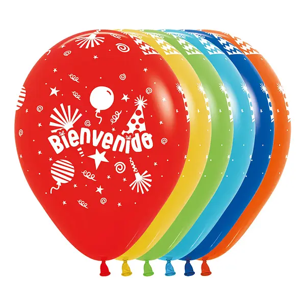 Globo Sempertex Fashion Surtido Infinity Bienvenidos