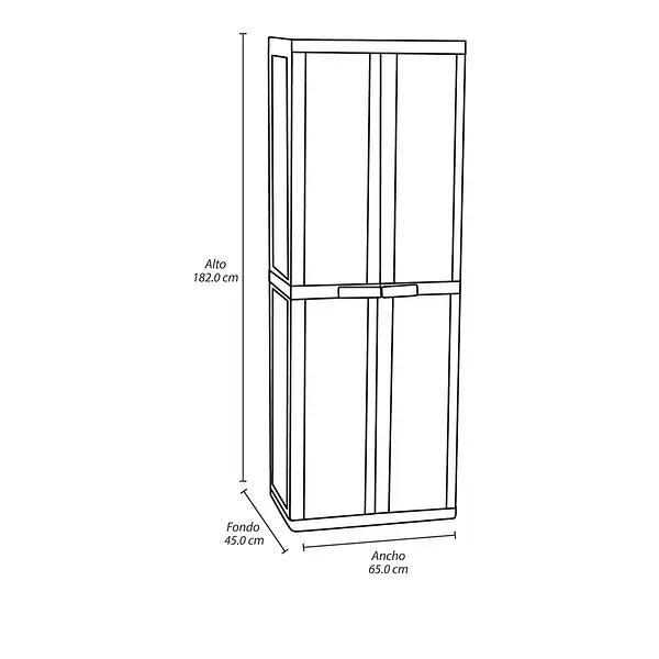 Armario Rimax Grande Rattan
