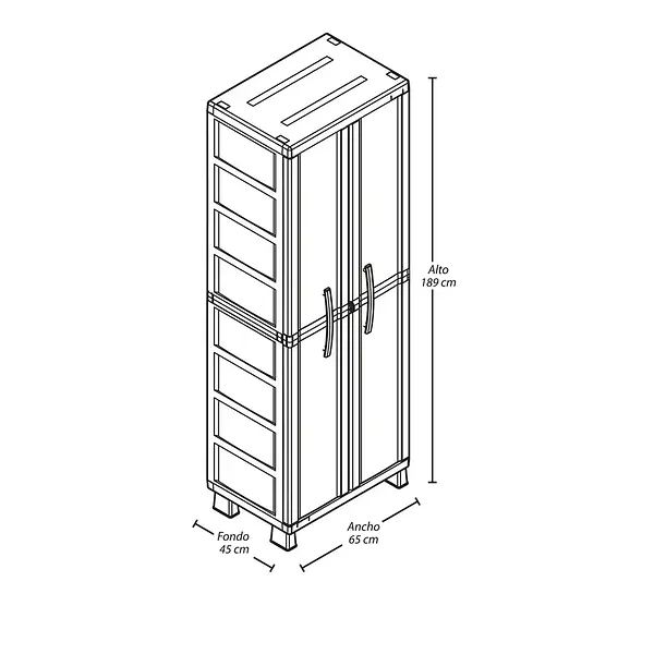 Armario Rimax Grande Rattan