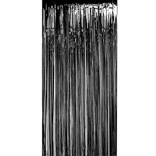Cortina De Tiras Negra