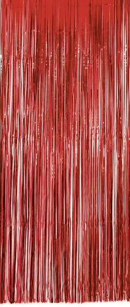 Cortinas De Tiras Roja