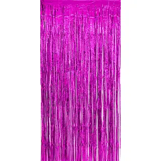 Cortina De Tiras Fucsia