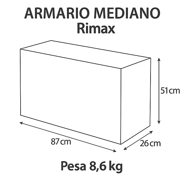 Armario Rimax Cajonero Baru