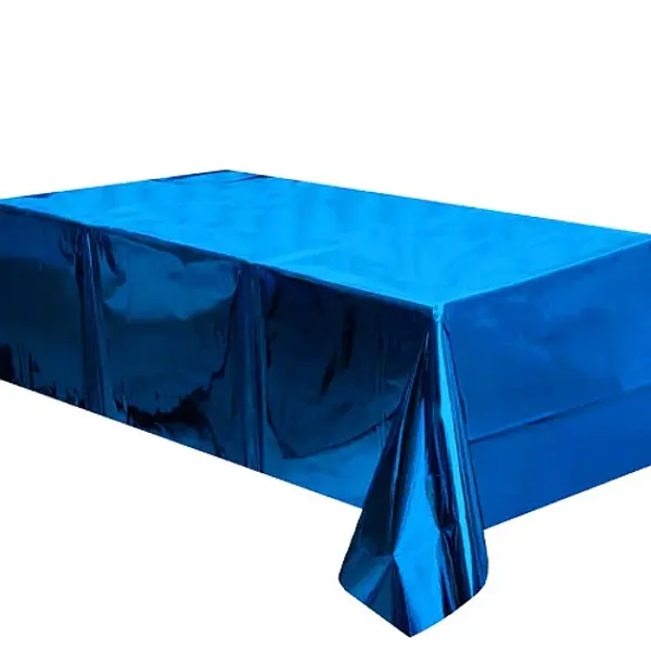 Mantel Metalizado Azul