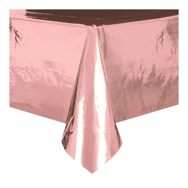Mantel Metalizado Oro Rosa