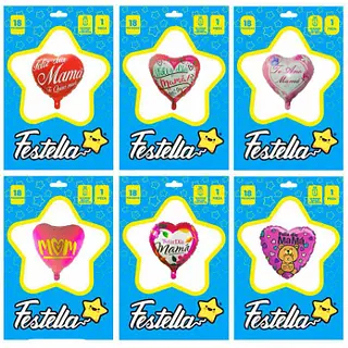 Globo Corazon Te Amo Mamá 18''