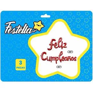 Globo Feliz Cumpleaños Cursivo Rojo