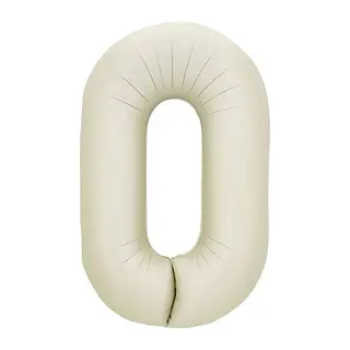 Globo Metalizado Numero 0 Arena