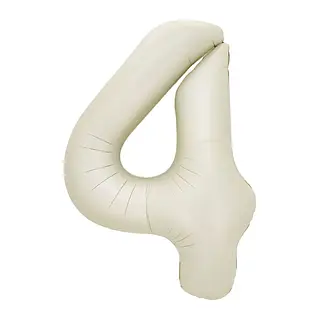 Globo Metalizado Numero 4 Arena