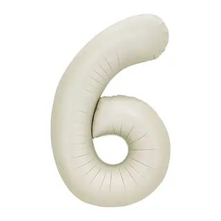 Globo Metalizado Numero 6 Arena