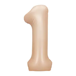 Globo Metalizado Numero 1 Latte