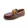 Zapato Mocasine de Cuero Café Suela Marrón