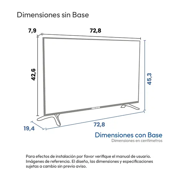 Televisor Challenger 32” Led Hd – Modelo Led32k88 T2 Negro