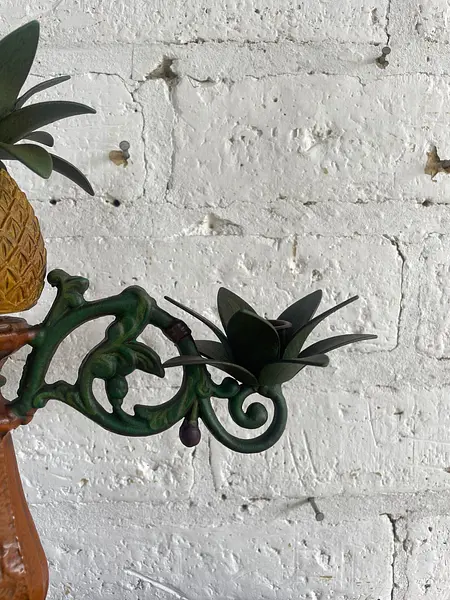 Candelabro Piña Con Espacio Para 3 Velas