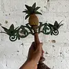 Candelabro Piña Con Espacio Para 3 Velas