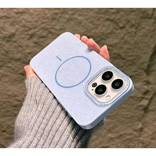 Case Magsafe Antishok Brillante Azul Iphone 16pro