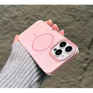 Case Magsafe Antishok Brillante Rosado Iphone 16pro