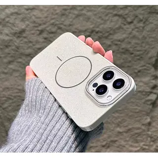 Case Magsafe Antishok Brillante Blanco Iphone 16