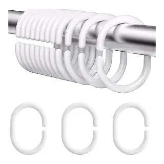 Gancho Cortina Plastico X 10 Eco