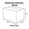 Combo Organizador Baru (Armario Ropa + Armario Entrepaños)