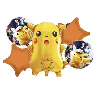 Bouquet De Globos Foil Pokemon Pikachu