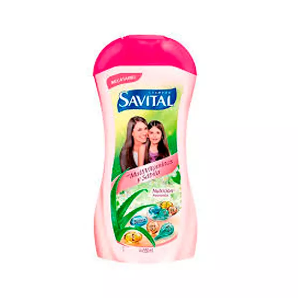 Shampoo Savital Mutivitaminas y Sabila Nutrición Avanzada