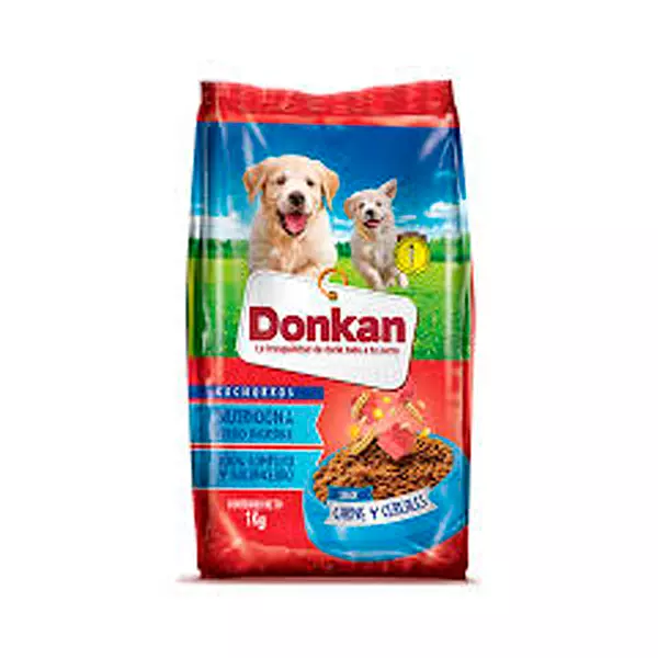 Alimento Para Perros Donkan Cachorros Carne Y Cereales