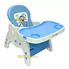 Silla Comedor 3 En 1 Maxibaby Azul