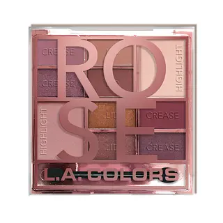 L.A Colors Paleta De Sombras Rose Ces136