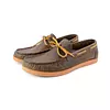 Zapatos de Cuero Mocacine Fulton Miel Suela Ladrillo
