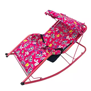 Silla Mecedora Clásica Fucsia