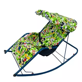 Silla Mecedora Clásica Verde