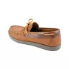 Zapatos de Cuero Mocacine Marron Cuello Cafe Suela Marron
