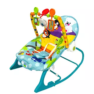 Silla Mecedora Vibradora Azul