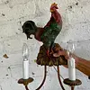 Lámpara 2 Luces Con Diseño De Gallo