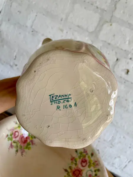 Aguamanil Porcelana De Cerámica - Colombia 1985