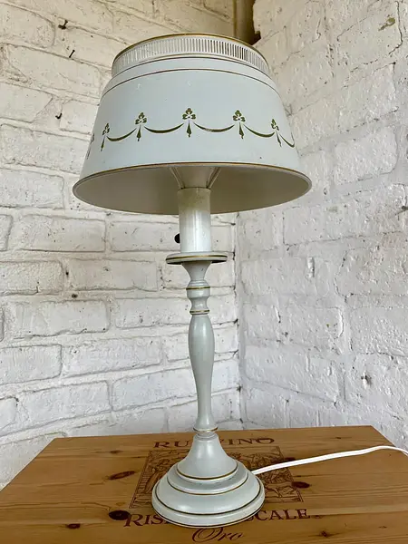 Lámpara Toleware - U.S.A. 1950