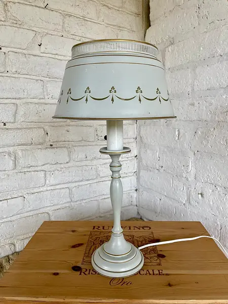 Lámpara Toleware - U.S.A. 1950