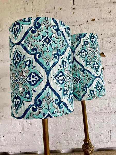 Lámparas Caperuza Tela Cerámica Portuguesa
