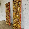 Paneles Madera Tallada Dorada - China 1930