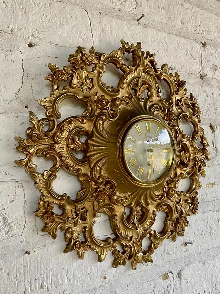 Reloj Syroco De Pared Cuerda 8 Dias - U.S.A. 1960