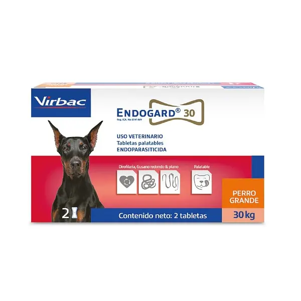 ENDOGARD 30 X 2 TABLETAS
