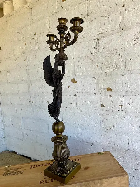 Candelabro Estilo Imperio - Francia 1890
