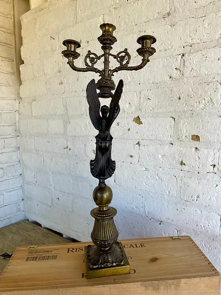 Candelabro Estilo Imperio - Francia 1890