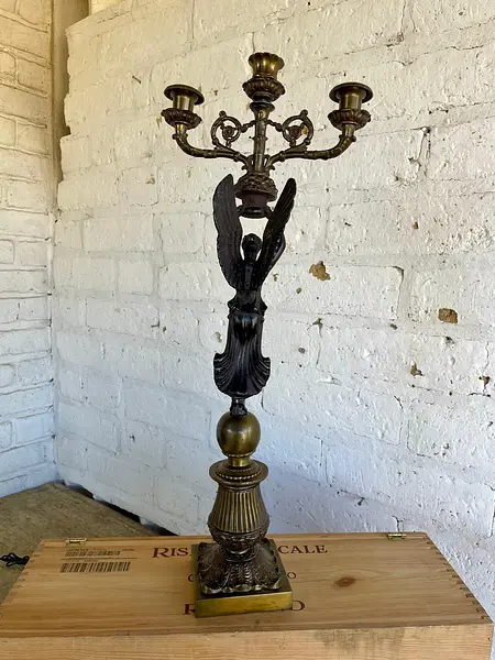 Candelabro Estilo Imperio - Francia 1890