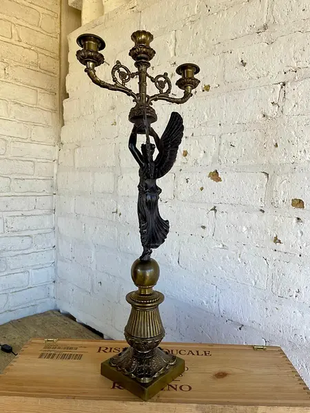 Candelabro Estilo Imperio - Francia 1890