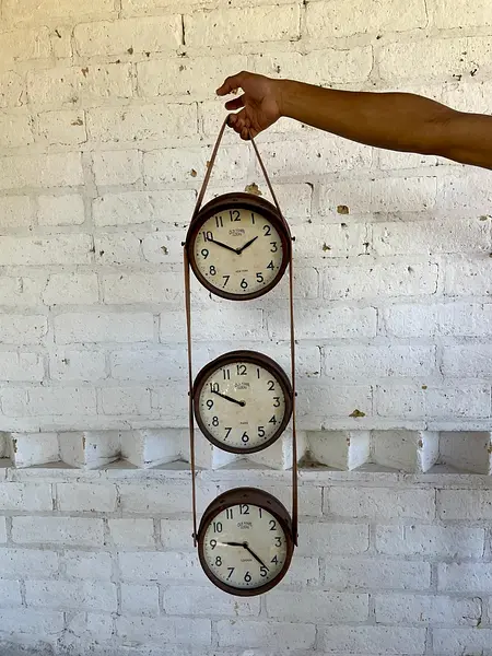 Relojes Retro De Aeropuerto N Y, London, Paris