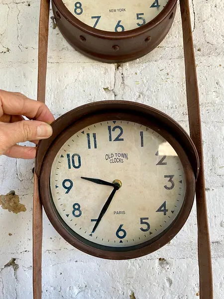 Relojes Retro De Aeropuerto N Y, London, Paris